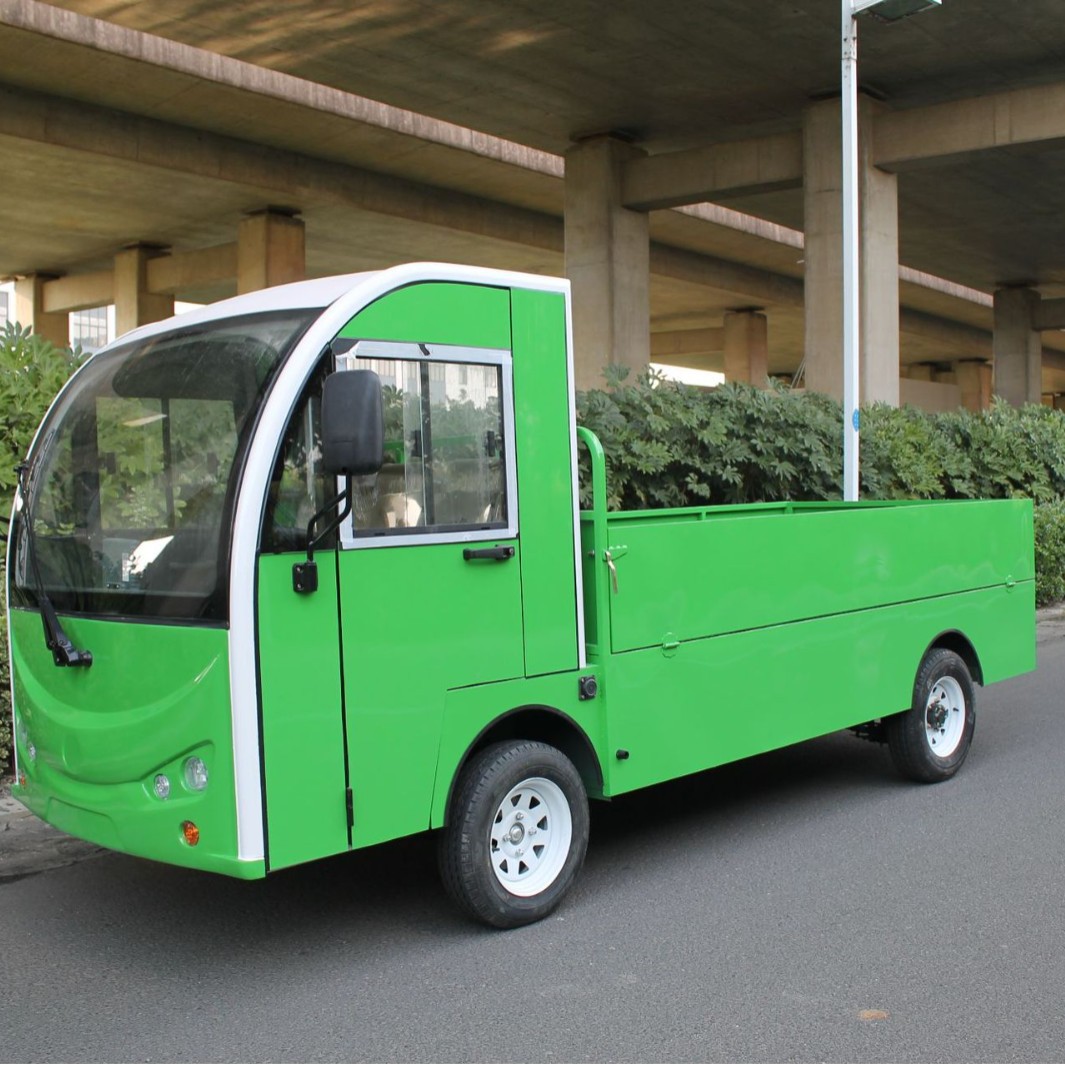 利凯两吨电动货车河北化工厂区内电动平板货车低速厂区拉货电动车