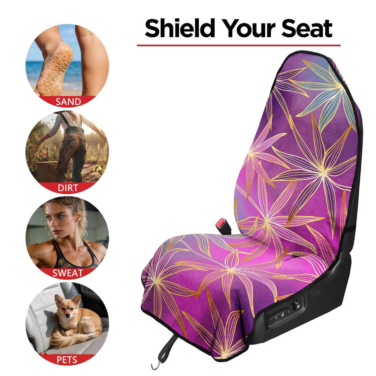 Car seat towel cover front seat protector suitable for gym and exercise, universal for all seasons, car use 132