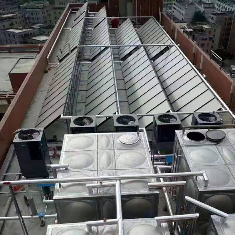 平板太阳能热水器高温12345678900度集热器别墅储水式东南亚安装