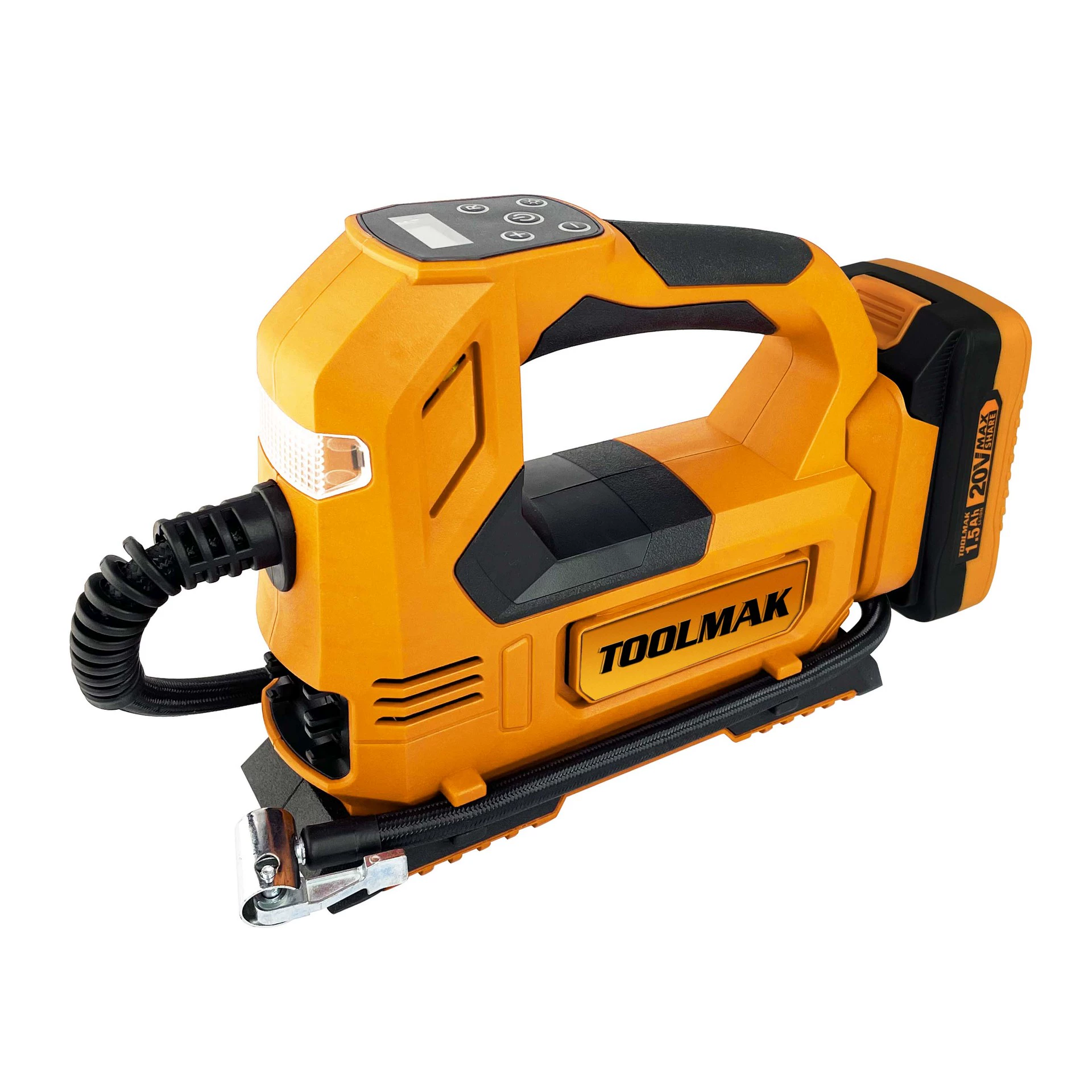 Литиевые электрические газовые насосы Горячая продажа автомобильных шин надувной насос автомобильный беспроводной портативный цифровой дисплей надувной насос HMK22101