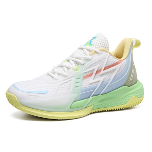725 men's and women's shoes mesh basketball shoes low-top breathable fashionable luminous wear-resistant non-slip fashionable training sneaker 837
