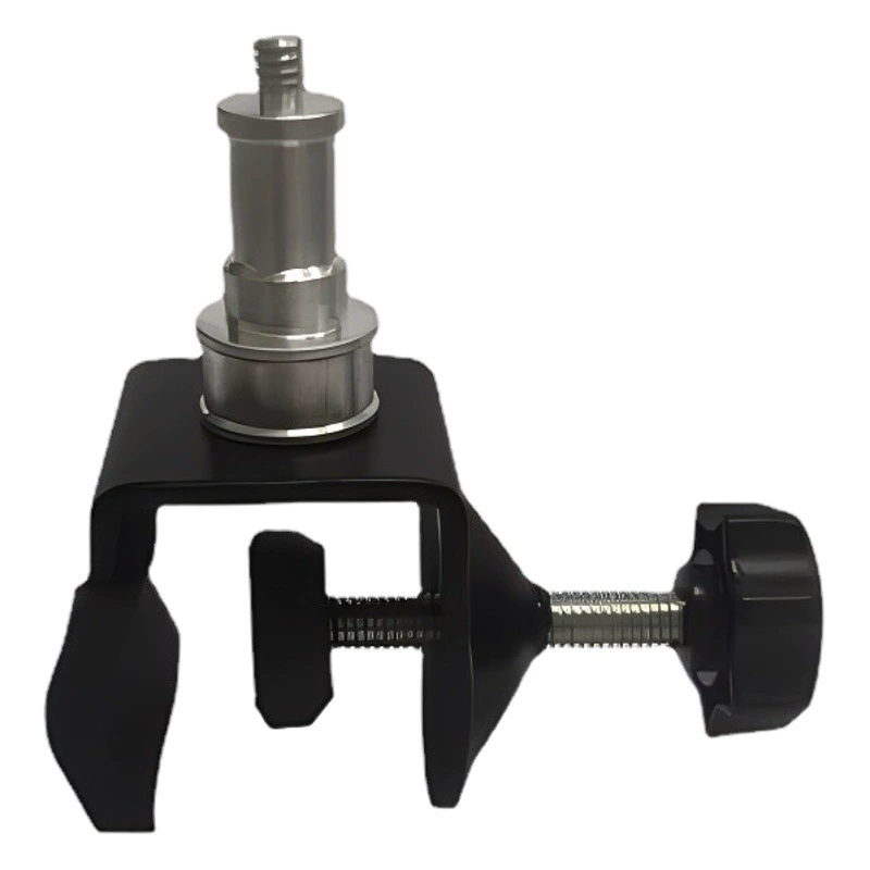 Держатель лампы для штатива камера кронштейн для мобильного телефона металлический U-образный Настольный зажим деревянная пластина зажим прочный зажим C-образный зажим 1/4 PTZ