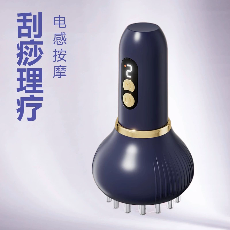 Новый трансграничный продукт, электрический инструмент для банок, бытовой портативный инструмент для соскабливания, расслабляющий массаж всего тела, щетка для меридианов, массажер для мышц