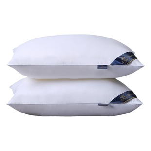 Gypsophila Unilateral Three-Dimensional Feather Velvet Cervical Spine Protection Single Pillow Home Student Dormitory Pillow Core Adult Pillow
