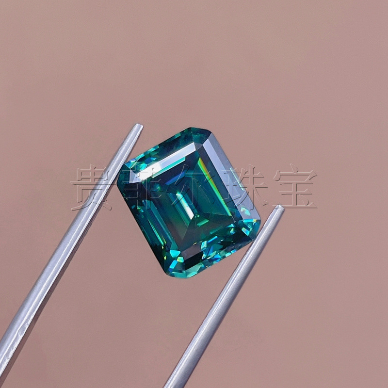 ũ ׸ MOISSANITE   ޶ 簢 Ȱ 簢 10*12MM Ƽũ ÷ 