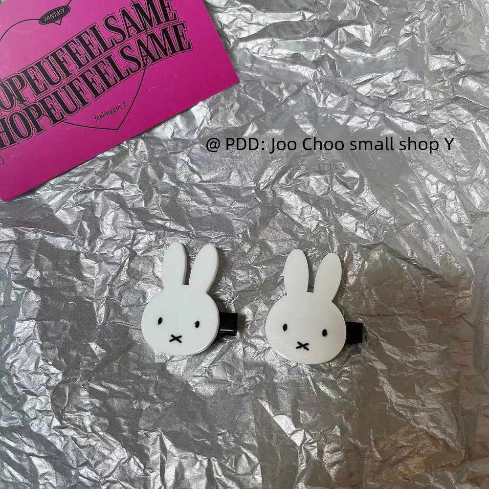 ins Carino Giapponese Nuovo Dolce Fresco Coniglio Forcina Frangia Clip Personalizzato Nicchia y2k Ragazza Studente Copricapo_voghion.com