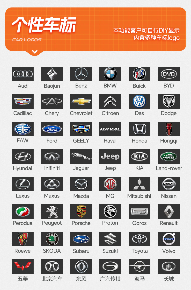 Hud Head-Up Display Full Lcd Obd Instrument Panel Modification Tablet Design Simple and Stylish A91