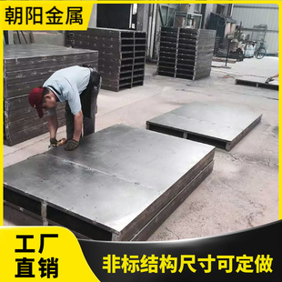 Manufacturer Galvanized Pallet Thickeneded Steel Pallet Warehouse Shelf Metal Heavy-duty Forklift Two-sided into Fork Pallet Iron Tray