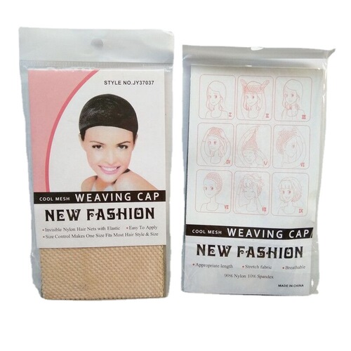Factory supply new style false hair net for wearing wig cap, high elasticity false hair net hat for collecting hair wig tool