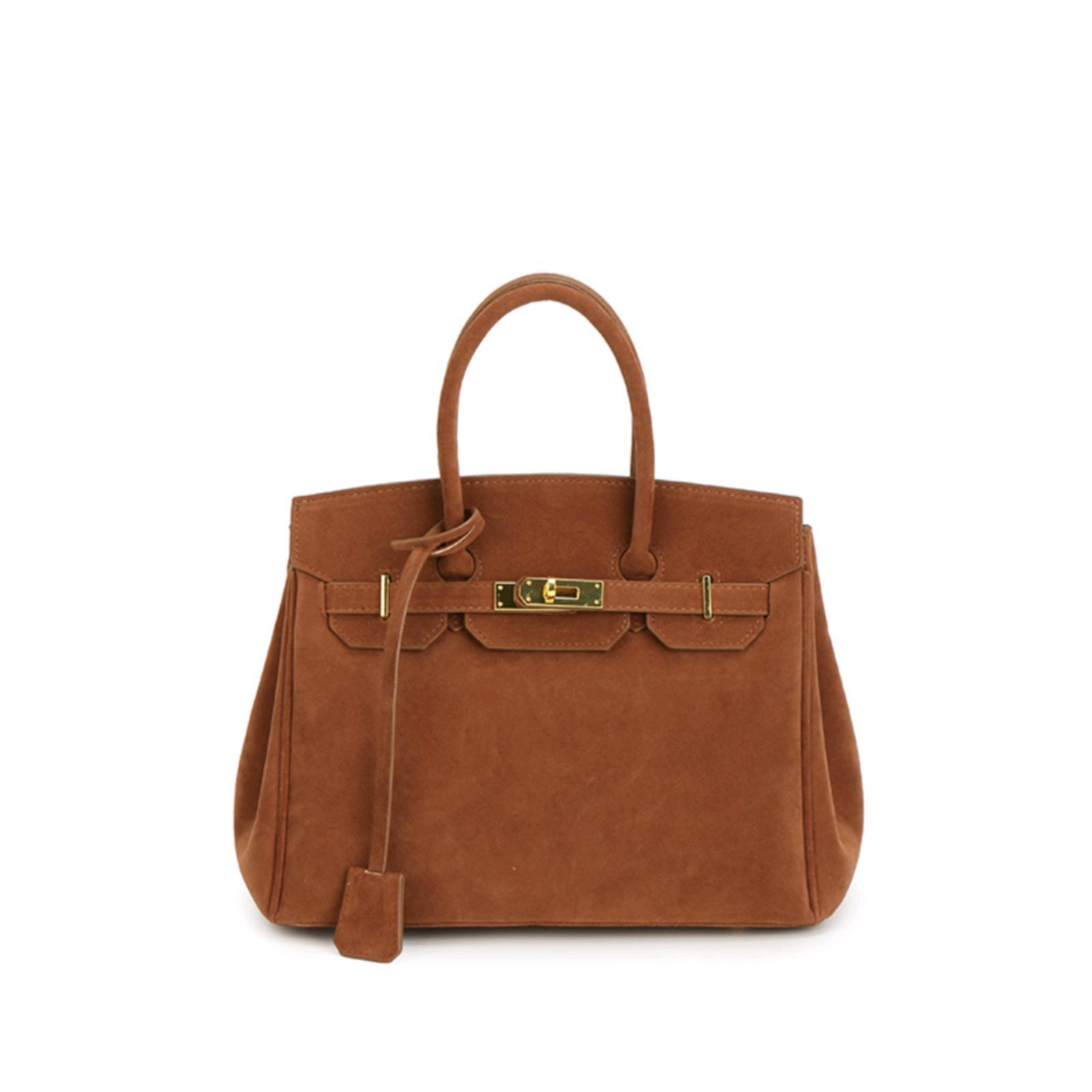 유럽과 미국의 가벼운 럭셔리 레트로 휴대용 플래티넘 가방 여성의 가을과 겨울 새로운 유행 대용량 작업 통근 어깨 크로스 바디 백