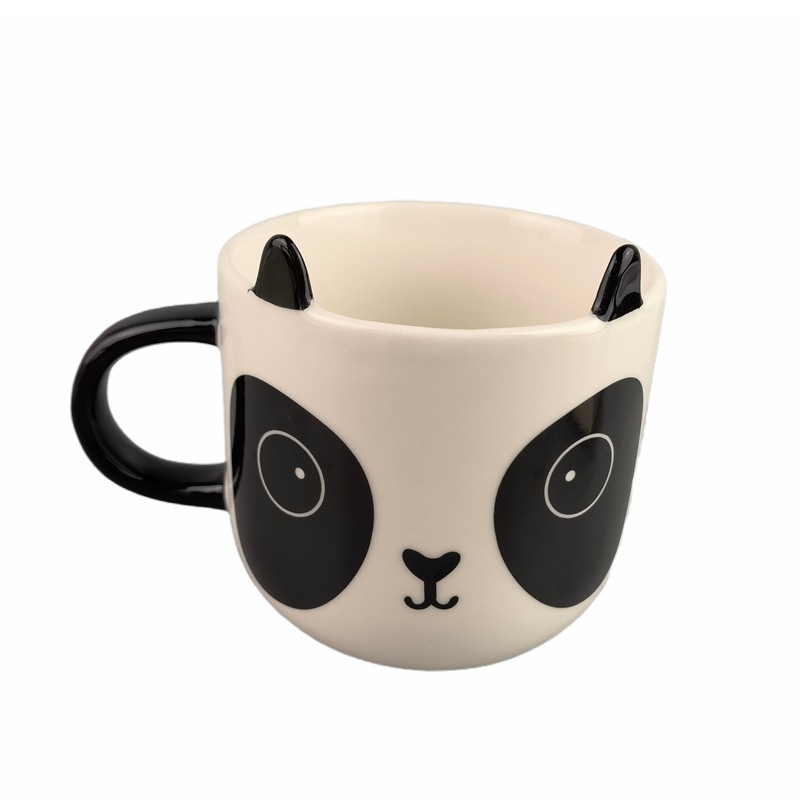 Taza de café linda tridimensional 3D Taza de cerámica animal Taza linda Taza de agua Taza de pareja Creatividad de dibujos animados