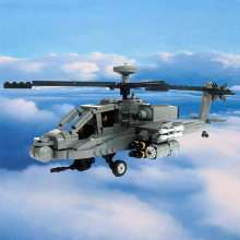 MOC-154144AH-64D 阿帕奇长弓直升机积木模型