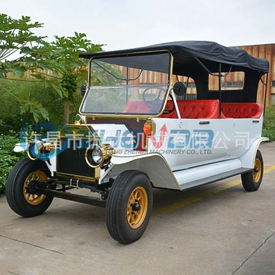 Retro Electric Sightseeing Car Elektrikli qolf avtomobilləri