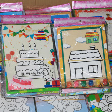 ��ͯ�ֹ�DIY�T�f��ҹ�ЏV��ˮ�ʮ���ͨ�Tɫ�������R��2Ԫ������l