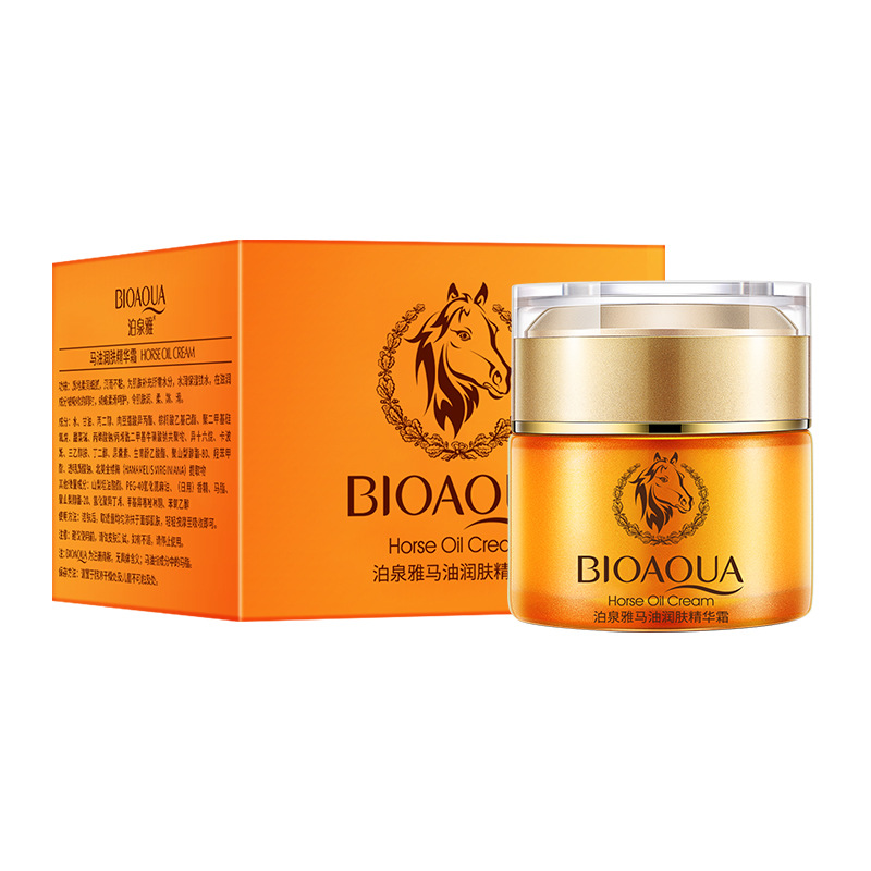 Boquanya caballo Aceite hidratante esencia hidratante rejuvenecimiento de la piel hidratante cuidado de la piel crema aceite de caballo al por mayor