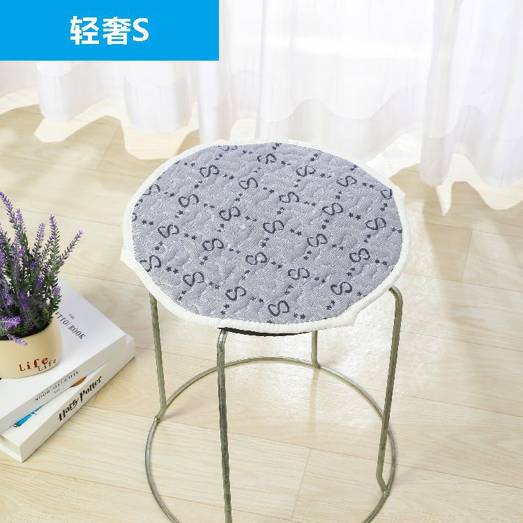 丸腰掛け布芸クッション椅子クッション丸腰掛けセット円形ホテル腰掛けカバー家庭用小型丸腰掛け|undefined