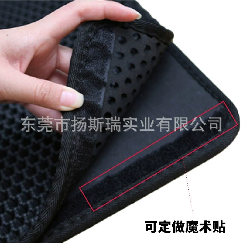 Прямые поставки с фабрики, двухслойный нескользящий коврик для кошачьего туалета из ЭВА, ящик для кошачьего туалета, фильтр, Накладка для песка, износостойкая, устойчивая к царапинам, Накладка для контроля местоположения кошки