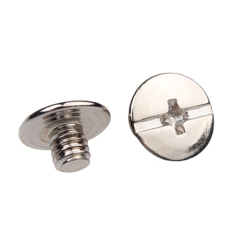 Mother and father screws to lock mother and father rivets, hanging almanac picture album notebook screws, iron nickel-plated iron copper-plated stainless steel 304