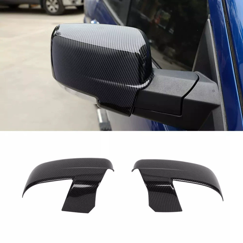 Применимо к 2008-2019Dodge Dodge RAM1500 Углеродное волокно заднего зеркала крышки заднего вида