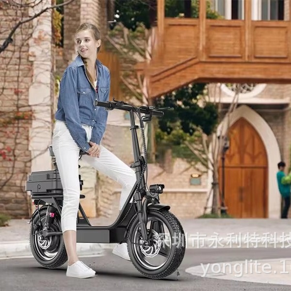 U.S. Warehouse in stock Direct Supply Two-Wheel Electric Bicycle Folding Electric Bicycle Small Portable Battery Car for Adults