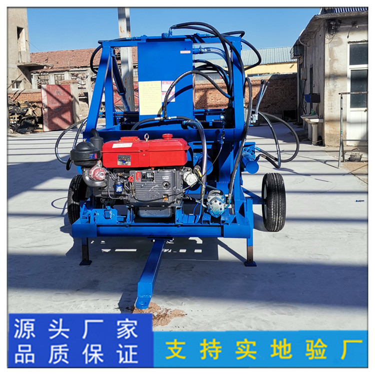 芦苇秸秆切断打捆机沙漠固沙芦苇打捆机治沙草液压打包机