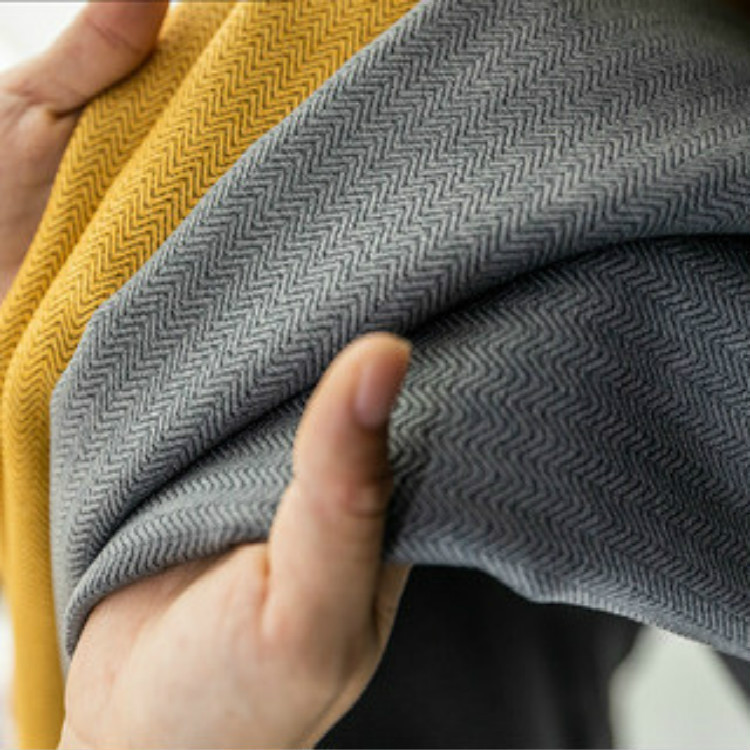 Nordic Simple Thickened Curtain Stitching Finished Shading Curtain for Living Room Bedroom Balcony Floor-to-ceiling Window School Nursing Home