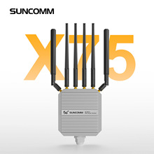 5g插卡路由器高通x75双频高功率wifi6覆盖2.5g网口300m带宽养殖场