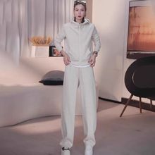 欧货休闲运动套装女春秋2025新款时尚洋气设计感连帽卫衣两件套潮