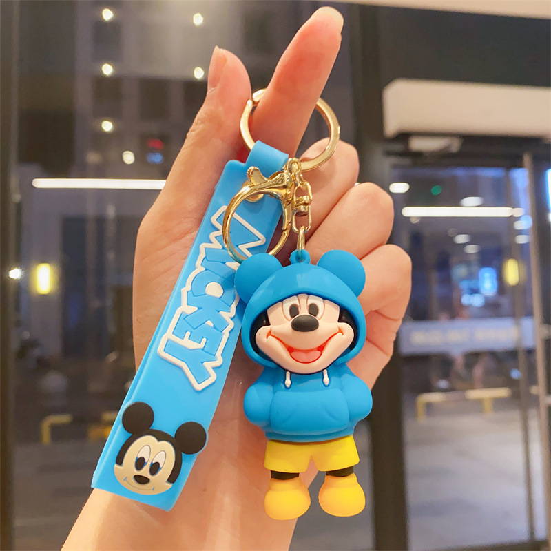 新型のかわいいアニメのガードルの動物のキーチェーンのシリコンの子供の包みの部品の小さい掛け物の贈り物のアクセサリの卸売り|undefined