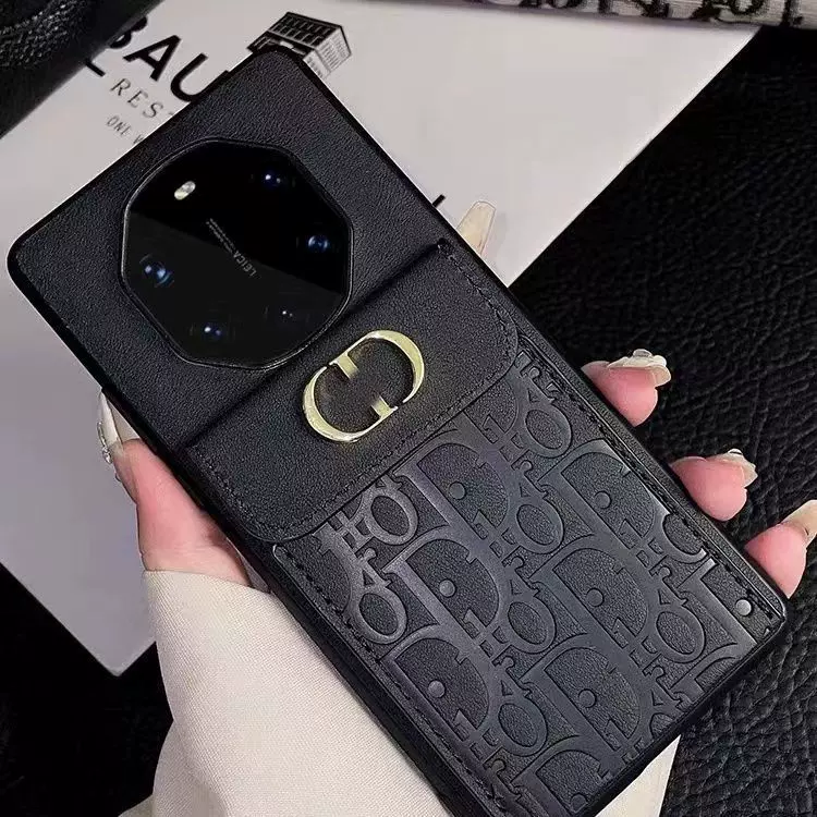 轻奢适用华为mate60rs手机壳全包p70卡包matex5 折叠屏潮牌保护套