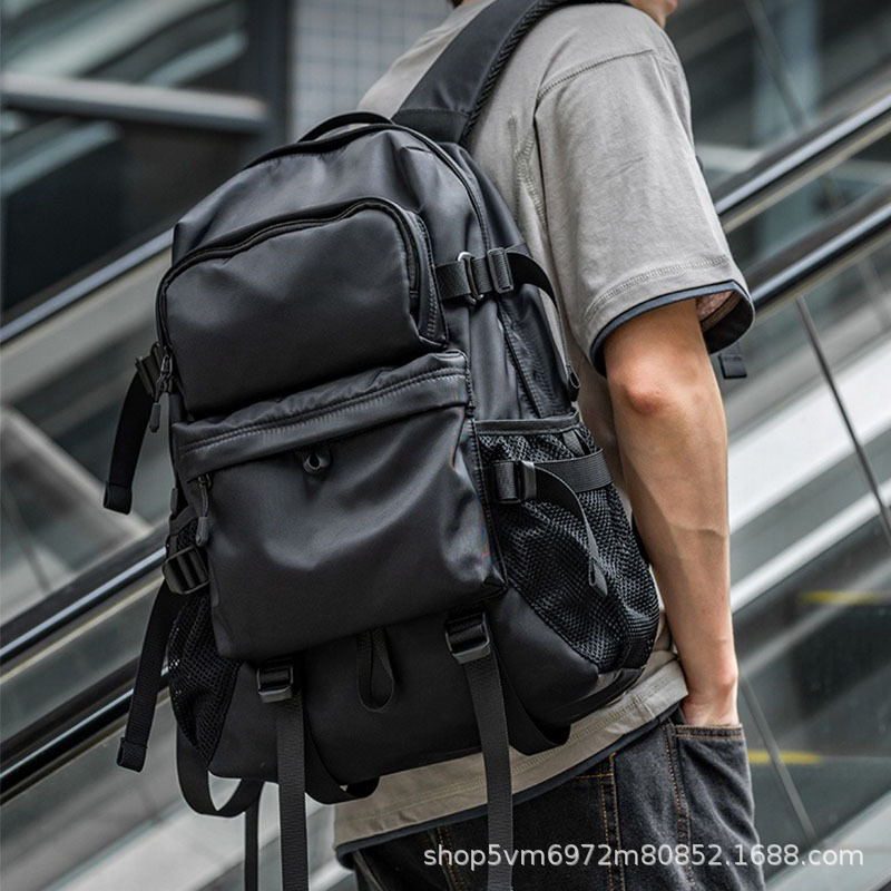 New Large Trendy Backpack Men's Large Capacity Travel Backpack Male Student School Bag Computer Bag Women's Foreign Trade Exclusive