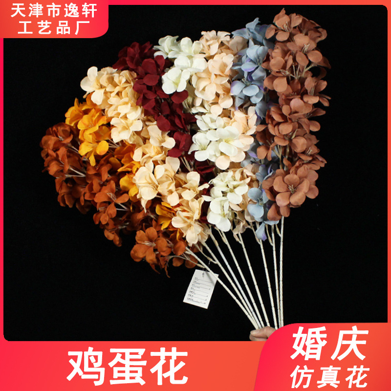 Plumeria Artificial Flower Wedding celebration Wedding hall decorate Artificial flower decorate flower arrangement suspended ceiling Wedding celebration Man-made Flower material