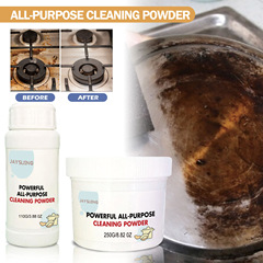 Jaysuing Multi-functional Cleaning Powder for Kitchen Heavy Grease Cleaning, Cookware Rust Removal, Stove and Range Hood Cleaning