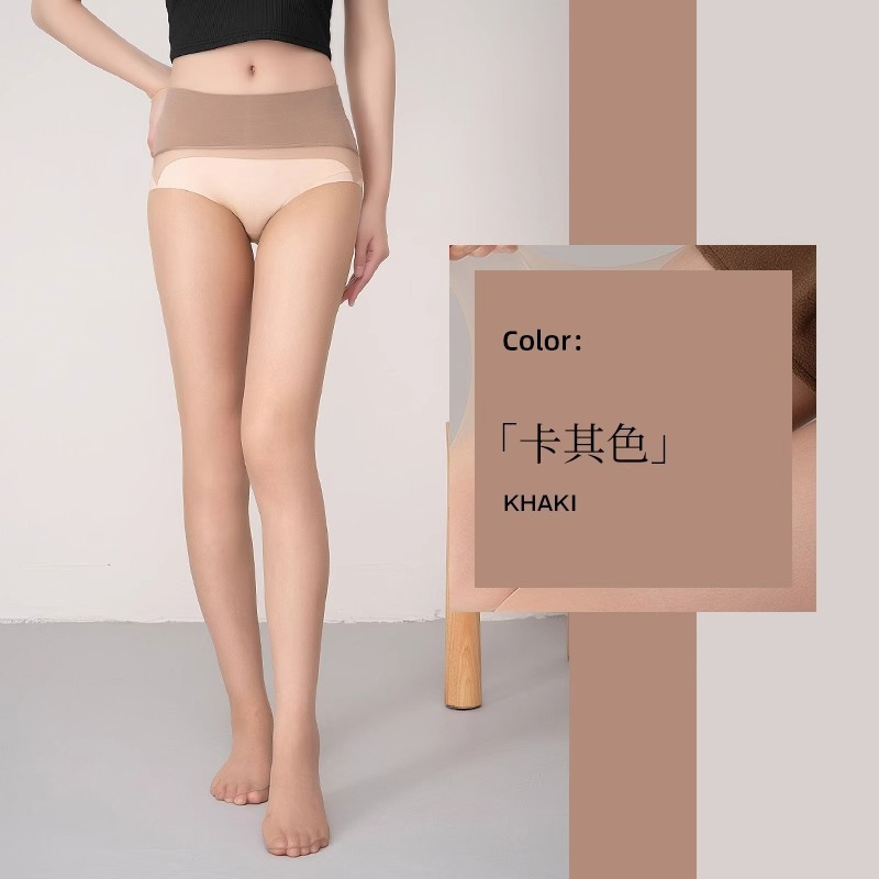 新款天鹅绒美肤袜无缝丝袜女超薄防勾丝黑色高透光腿神器显瘦丝袜|undefined