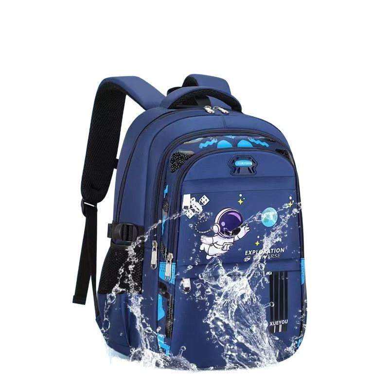 Mochila escolar para niños de grado 1-3-9 de gran capacidad, alto valor, mochila ligera ins, mochila espacial para niños