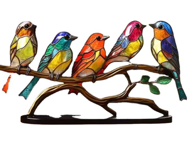 Home Decoration Bird Series Alloy Decorations_voghion.com