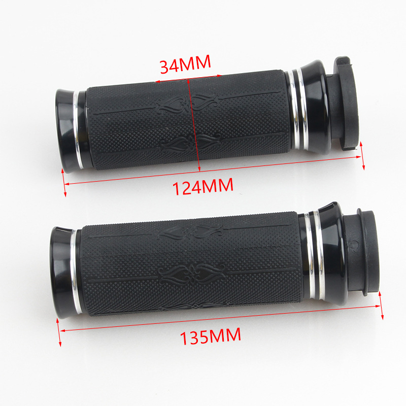 Aluminum Alloy Motorcycle Handlebar Grips Cable Valve Handle Cover Suitable for Harley Sportster Softail Glide Installation Handle