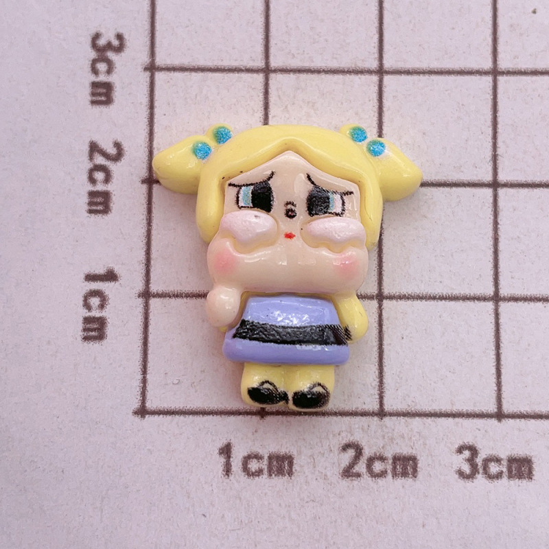 新商品の明るい顔の泣いている子供の女の子の樹脂の部品のdiyクリームのゴムの携帯の箱のコップの靴の服のアクセサリの部品|undefined