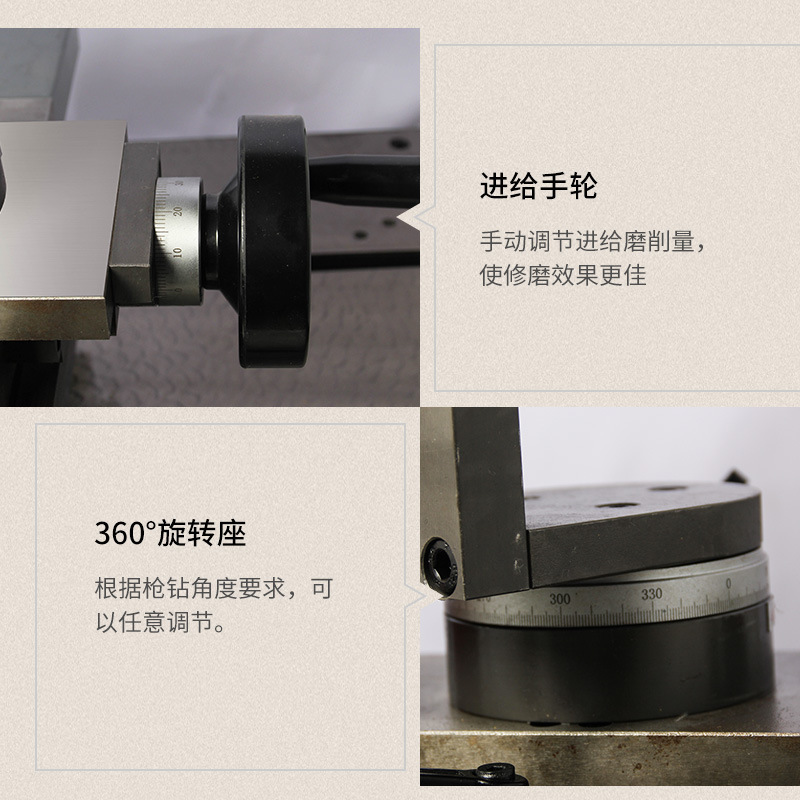 Americano-japonés pistola taladro rectificadora máquina herramienta rectificadora agujero profundo taladro rectificadora pequeña máquina de afilar eléctrica MR-QZ5