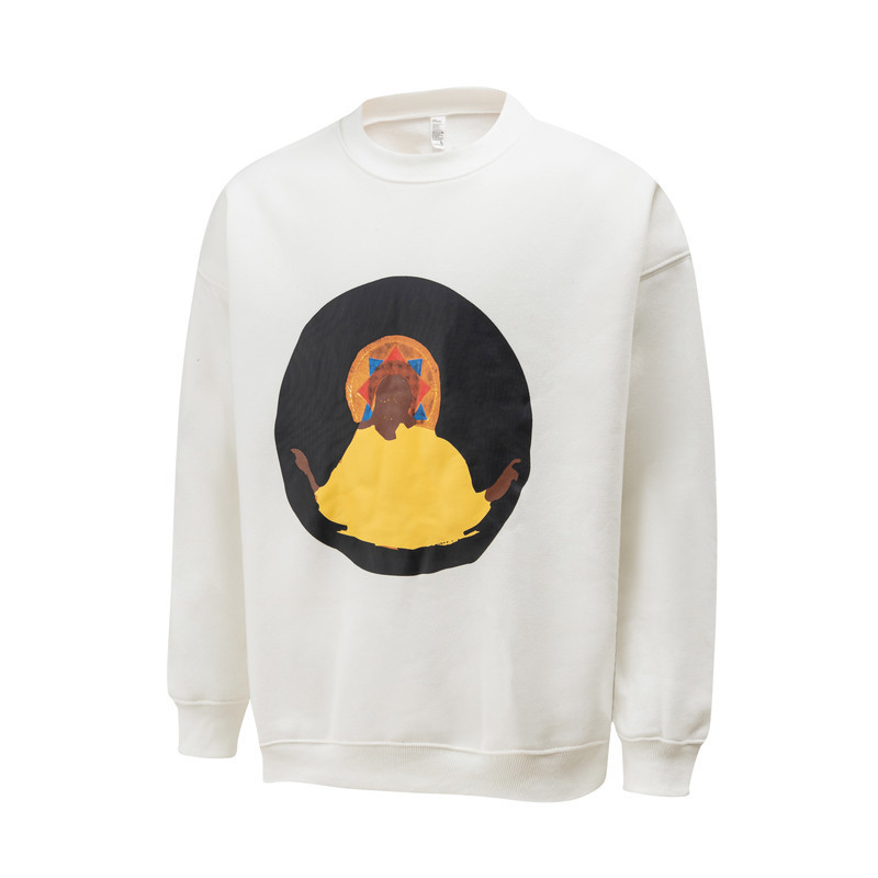 CPFM KANYE same album limited letter foam printing trendy FOG long sleeve round neck sweater ZGPB CPFM KANYE same album limited letter foam printing trendy FOG long sleeve round neck sweater ZGPB