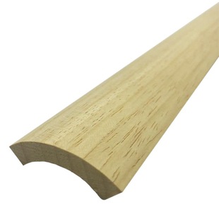 Wholesale white wood line Beech Fraxinus mandshurica decorative line semicircle edge strip tile ring solid wood line