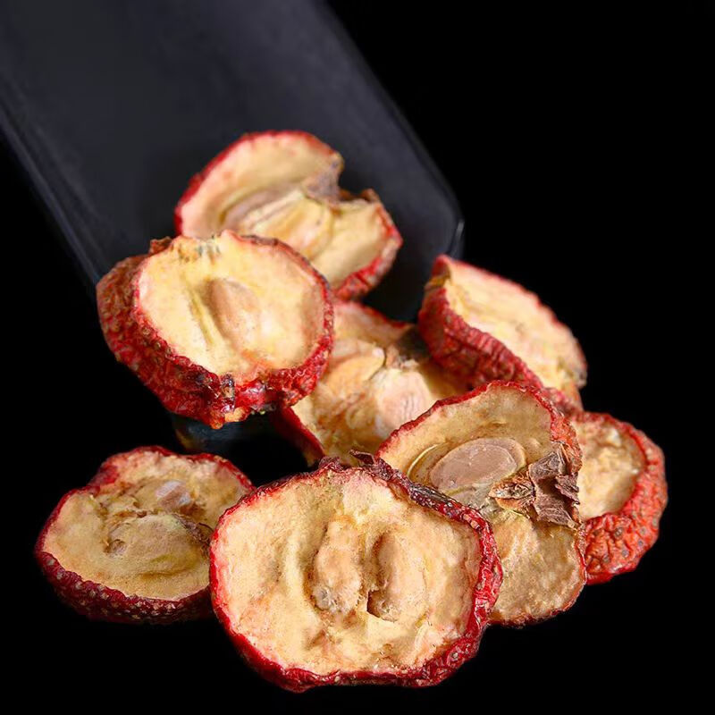 Dried Hawthorn Slices with Seed Shan Zha 500g Crataegus Fruit for Herbal Tea and Decoction key features