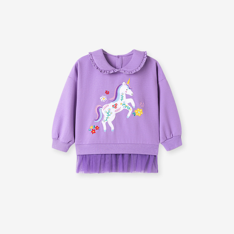 Little maven ropa para niños de estilo europeo y americano al por mayor traje de niña de otoño lindo suéter de malla traje para niños
