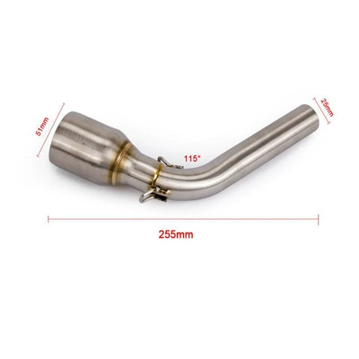 Exhaust pipe stainless steel middle section
