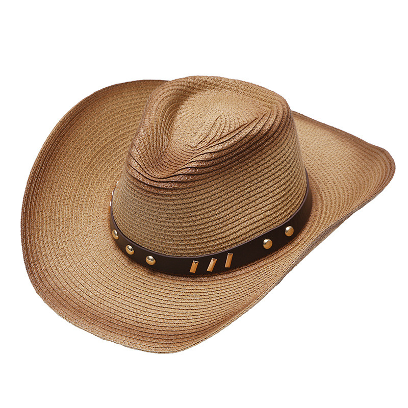 Vintage stråhatt fedora för män och kvinnor sommar solhatt_voghion.com