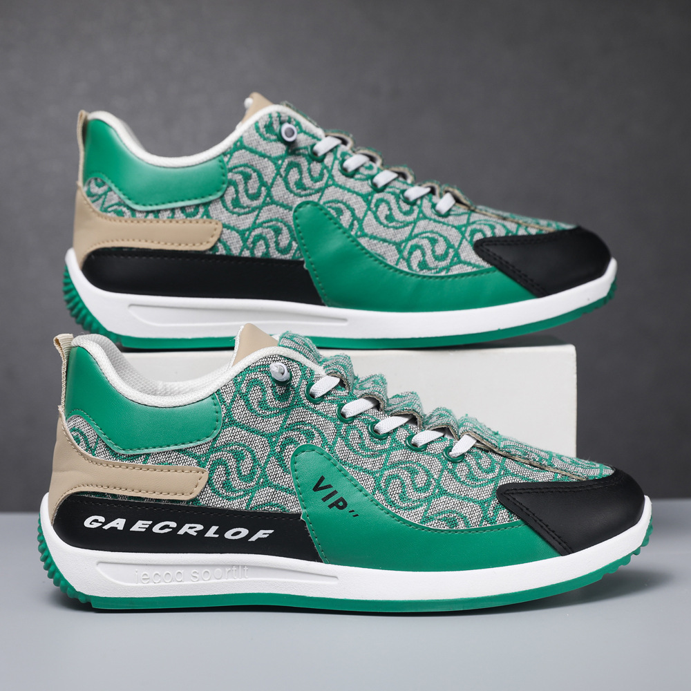 Zapatos de hombre 2025 otoño nuevo estilo transpirable hombre cómodo ocio tendencia deportiva de suela gruesa zapatos de papá perezoso tendencia para hombre