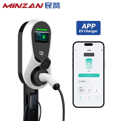 European Standard Type2 Charging Pile 7Kw Household New Energy Electric Vehicle Charger Ac Tesla Three-Phase 22Kw (Elektrikli avtomobil şarj cihazları)
