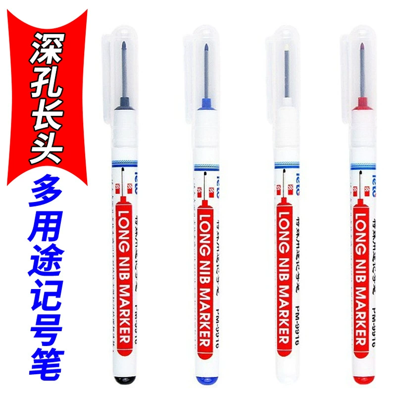 Длинная головка маркер белая плитка глубокое отверстие Маркер Черный Деревообработка специальная удлиненная масляная ручка Супер длинная ручка оптом