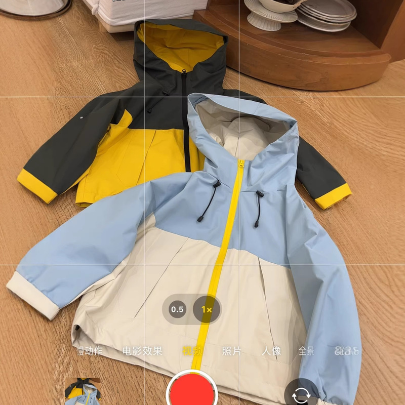 2026 Spring New Children's Windbreaker Jacket for Boys and Girls, Outdoor Windproof Hooded Coat, Korean Style Kids' Softshell Jacket