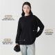 Spring Clothes Women's Pure Cotton White Long-sleeved T-shirt New Shoulder Collar Slim-fit Loose Inner Base Shirt